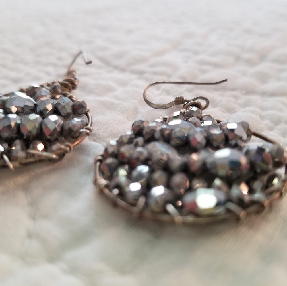 Crystal earrings - Picture 2 of 3
